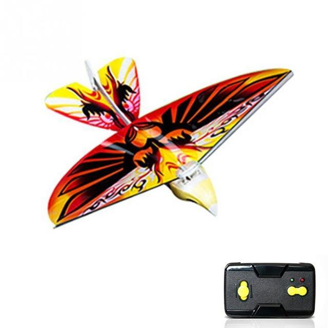 Remote Control Flying Bird Toys For Cat and Owners Cat Toys Pet Clever Yellow 