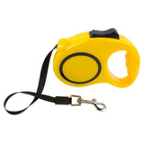 Retractable and Extending Dog Leash Dog Leads & Collars Pet Clever Yellow 3M 