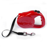 Retractable and Extending Dog Leash Dog Leads & Collars Pet Clever Red 3M 