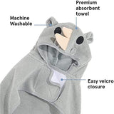 Rhino Design Absorbent Hooded Dog Bathrobe Towel Towels Pet Clever 