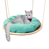 Round Cat Hammock Bed Dog Beds & Blankets Pet Clever 