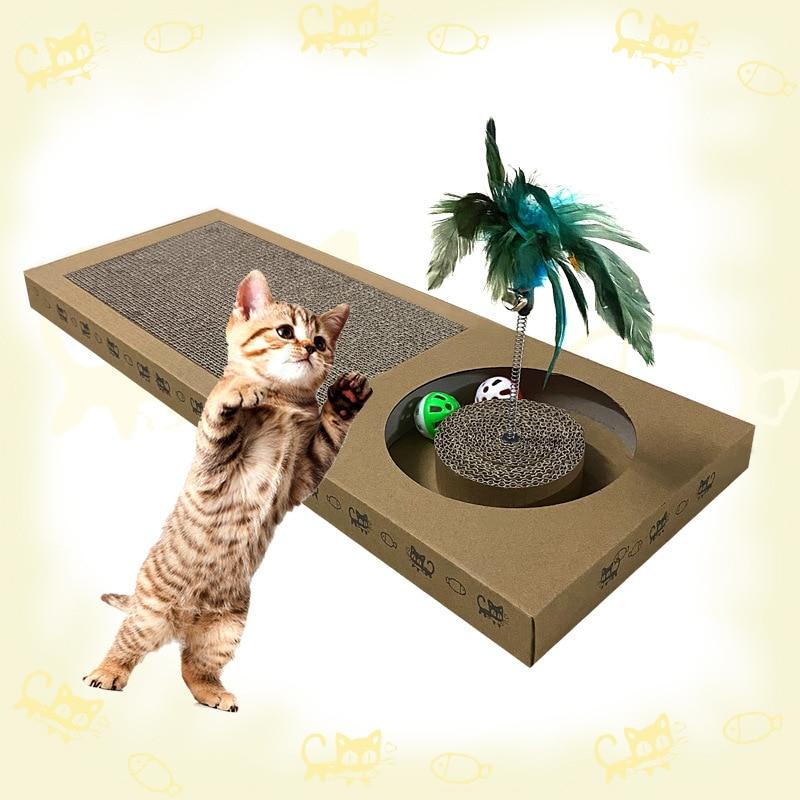 Round Cat Scratch Board Cat Care & Grooming Pet Clever 