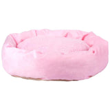 Round Cotton Pet Bed Dog Beds & Blankets Pet Clever pink S 
