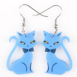 Sassy Cat Drop Earrings Cats Jewelry Pet Clever 