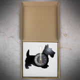 Scottie Dog Wall Clock Scottish Terrier Dog Breed Vinyl Record Wall Clock Home Decor Dogs Pet Clever 