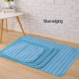 Self Cooling Pet Mat Dog Beds & Blankets Pet Clever Blue S 