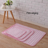 Self Cooling Pet Mat Dog Beds & Blankets Pet Clever Pink S 
