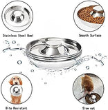 Set of 2 Puppy Feeder Dog Food and Water Bowl Dog Bowls & Feeders Pet Clever 