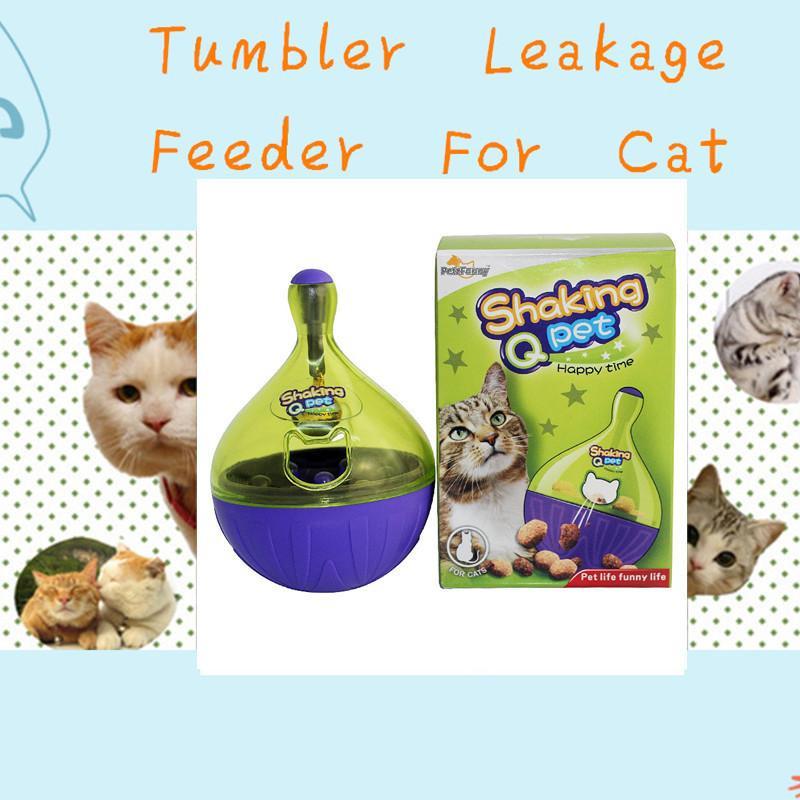 Shaky Cat Tumbler Leakage Feeder Cat Toys Pet Clever 