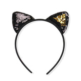 Shiny Sequins Cat Ears Hair band Cat Design Accessories Pet Clever F 