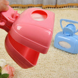 Short Handle Dog Scooper with Tissue Storage Cleaning Pet Clever 