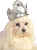Silver Tiara with Purple Stones Pet Costume Accessory Dog Clothing Pet Clever 