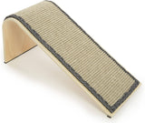 Sisal Angle Ramp Cat Scratcher with Catnip Cat Trees & Scratching Posts Pet Clever 