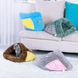 Slipper Style Pet Sleeping Bag Dog Beds & Blankets Pet Clever 