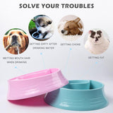 Slow Eating Feeder Dish Bowl Dog Bowls & Feeders Pet Clever 