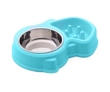 Slow Feed Anti-Choke Pet Bowl Dog Bowls & Feeders Pet Clever Blue 