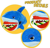 Soft Shark Pet Toy with Squeaker Toys Pet Clever 
