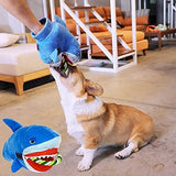 Soft Shark Pet Toy with Squeaker Toys Pet Clever 