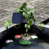 Solar Power Panel Landscape Fountain Water Pump Fountain Pump Pet Clever 
