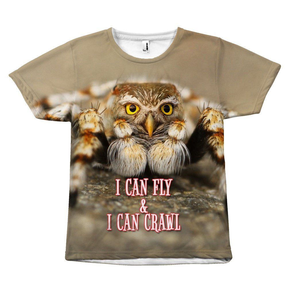 Spider Owl T-Shirt Design All Over Print teelaunch Spowl S 