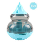 Spinning Pet Food Dispenser Dog Bowls & Feeders Pet Clever Blue 