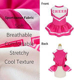 Sporty Cheer Dog Dress for Small Dogs Girl Dog Clothing Pet Clever 