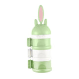 Stackable 3 Layer Pet Container Cat Bowls & Fountains Pet Clever Green 