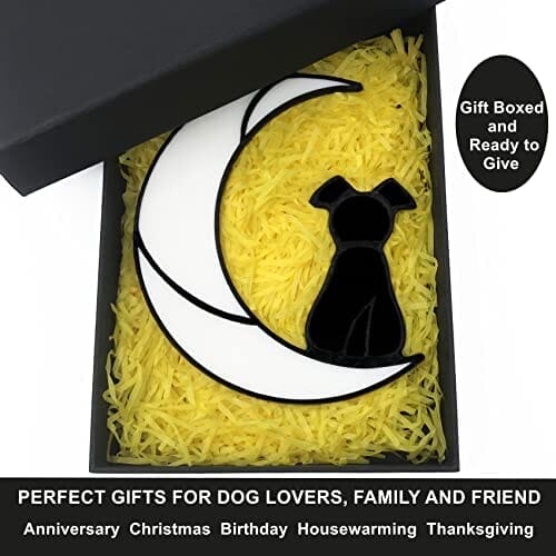 Stained Glass Pet Dog Memorial Gifts for Dog Lovers Home Decor Dogs Pet Clever 