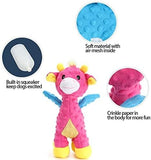 Stuffed Dog Toys Durable Plush Dog Toy with Crinkle Paper Toys Pet Clever 