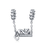 Swinging Cat Bracelet Charm Cat Design Accessories Pet Clever 