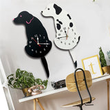 Tail Wagging Labrador Dog Wall Clock Home Decor Dogs Pet Clever 