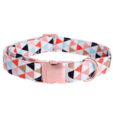The Banner™ Fashion Pet Set of Collar & Leash Rose Gold Buckle Artist Collars & Harnesses Pet Clever 