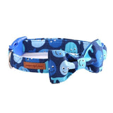 The Blue Whale™ Fashion Pet Set of Collar & Leash Artist Collars & Harnesses Pet Clever collar with bowtie XXS 