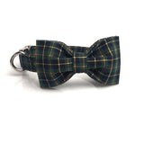 The Christmas Green™ Fashion Pet Set of Collar & Leash Artist Collars & Harnesses Pet Clever collar with bowtie XS 