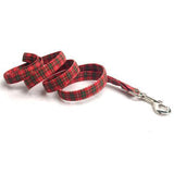 The Christmas Plaid™ Fashion Pet Set of Collar & Leash Artist Collars & Harnesses Pet Clever leash XS 