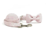 The Classic™ Fashion Pet Set of Collar & Leash Artist Collars & Harnesses Pet Clever collar bow and leash XS 