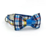 The Devin™ Fashion Pet Set of Collar & Leash Artist Collars & Harnesses Pet Clever collar with bowtie XS 