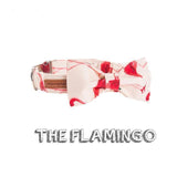 The Flamingo™ Fashion Pet Set of Collar & Leash Artist Collars & Harnesses Pet Clever collar with bowtie XS 