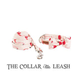 The Flamingo™ Fashion Pet Set of Collar & Leash Artist Collars & Harnesses Pet Clever collar bow and leash XS 