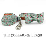 The Floral™ Fashion Pet Set of Collar & Leash Artist Collars & Harnesses Pet Clever 