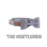The Gentleman™ Fashion Pet Set of Collar & Leash Artist Collars & Harnesses Pet Clever collar with bowtie XS 