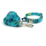 The Green Frog™ Fashion Pet Set of Collar & Leash Artist Collars & Harnesses Pet Clever collar and leash XS 