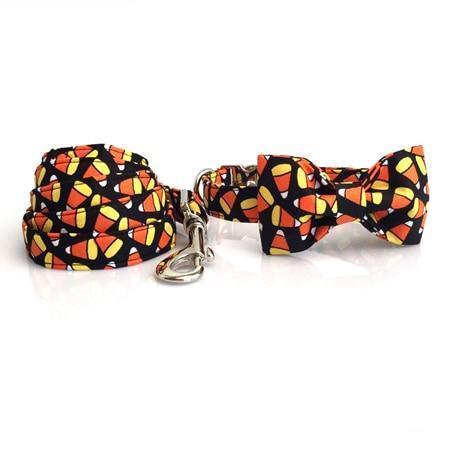 The Little Pumpkin™ Fashion Pet Set of Collar & Leash Artist Collars & Harnesses Pet Clever collar bow and leash XS 