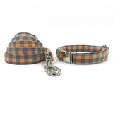 The Orange Plaid™ Fashion Pet Set of Collar & Leash Artist Collars & Harnesses Pet Clever collar and leash XS 