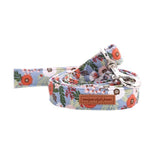 The Pink Floral ™ Fashion Pet Set of Collar & Leash Artist Collars & Harnesses Pet Clever leash XS 