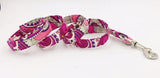 The Pink Power™ Fashion Pet Set of Collar & Leash Artist Collars & Harnesses Pet Clever leash XS 