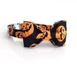 The Pumpkin™ Fashion Pet Set of Collar & Leash Artist Collars & Harnesses Pet Clever collar with bowtie XS 