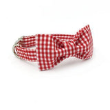 The Red™ Fashion Pet Set of Collar & Leash Artist Collars & Harnesses Pet Clever collar and bow XS 