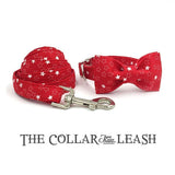 The Red Stars™ Fashion Pet Set of Collar & Leash Artist Collars & Harnesses Pet Clever 