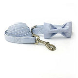 The Stripes™ Fashion Pet Set of Collar & Leash Artist Collars & Harnesses Pet Clever collar bow and leash XS 